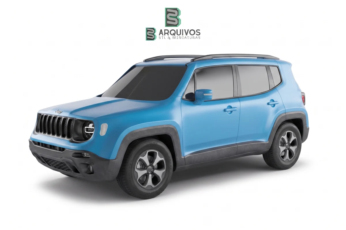 Modelo 3D STL - Jeep Renegade Trail-Hawk 2020